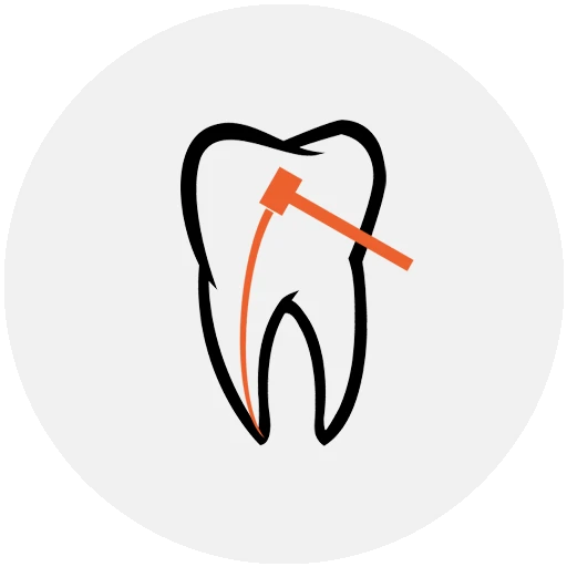 Zahnicon mit Wurzelbehandlung